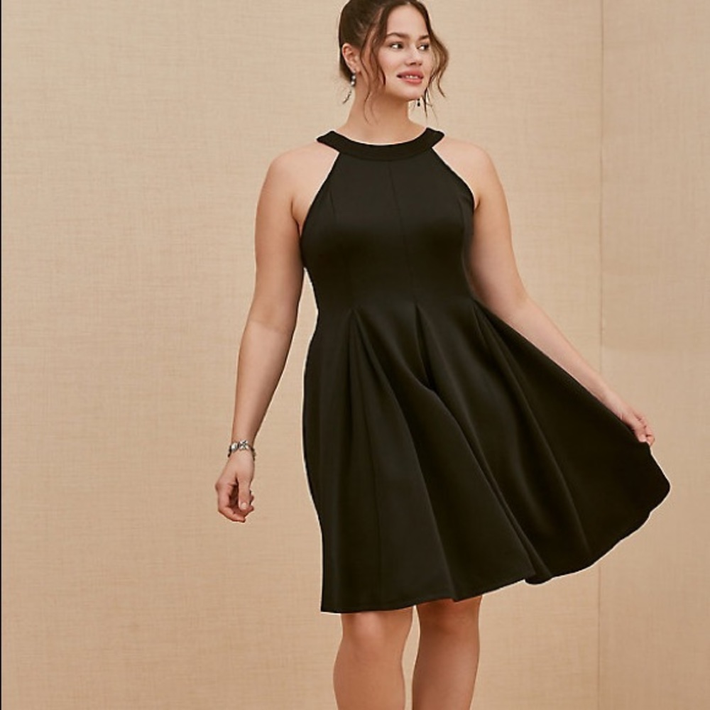 Scuba knit dress